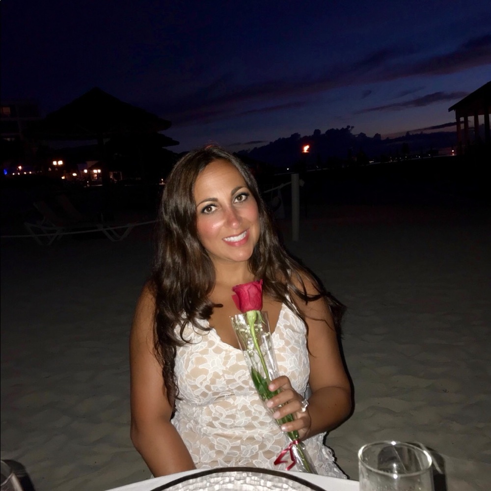 White honeymoon dress